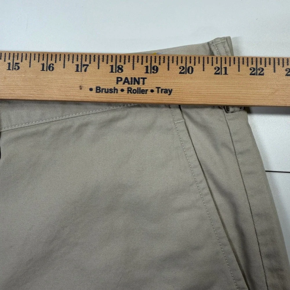Polo Ralph Lauren Shorts Mens 42 Beige Stretch Classic Fit 9 Inch Chino Khaki